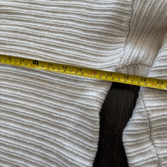 Madewell Cream Ruffled Turtleneck Sweater - Picture 3 of 4